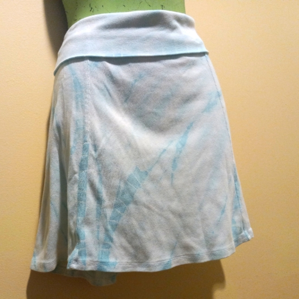 HARD TAIL FOREVER tye dye rollover mini skirt